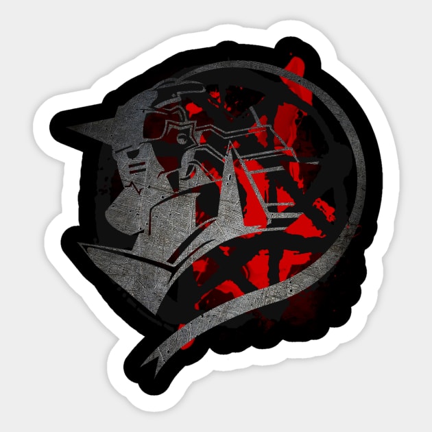 Armor of Steel Sticker by mykillsart01